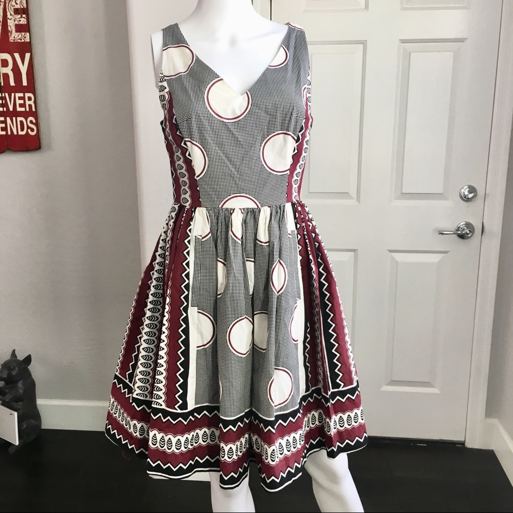 Super cute Anthropologie Maeve Retro midi dress